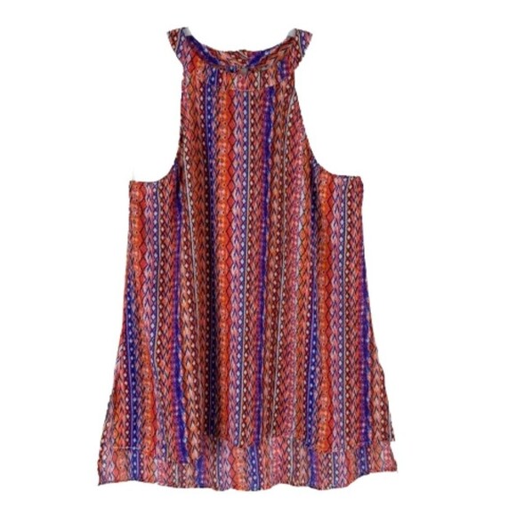 Paper Crane Sleeveless Blouse Size Large Halter Tank - Picture 1 of 9